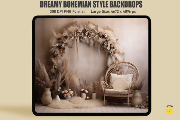 Download Dreamy Bohemian Style Backdrop - Premium Resources