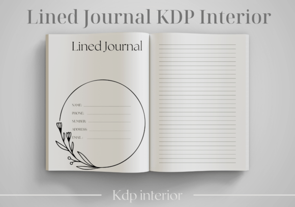 Download Lined Journal KDP Interior - Interior Collection