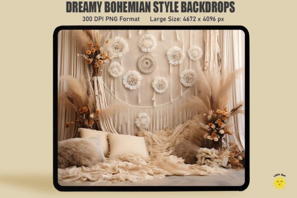 Download Dreamy Bohemian Style Backdrop - Premium Resources